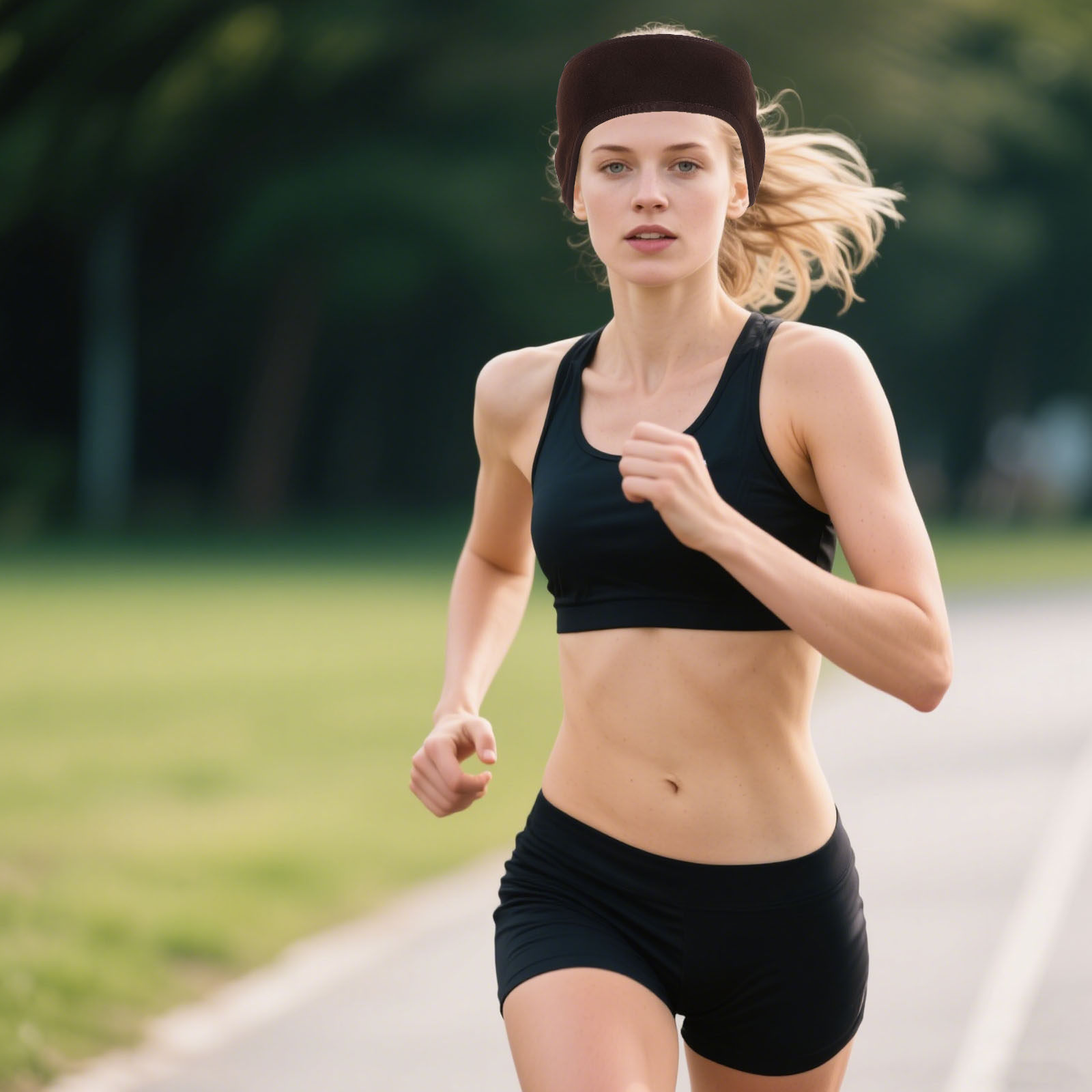 Running Gear Outdoor - 2 Pezzi Fascia per Capelli in