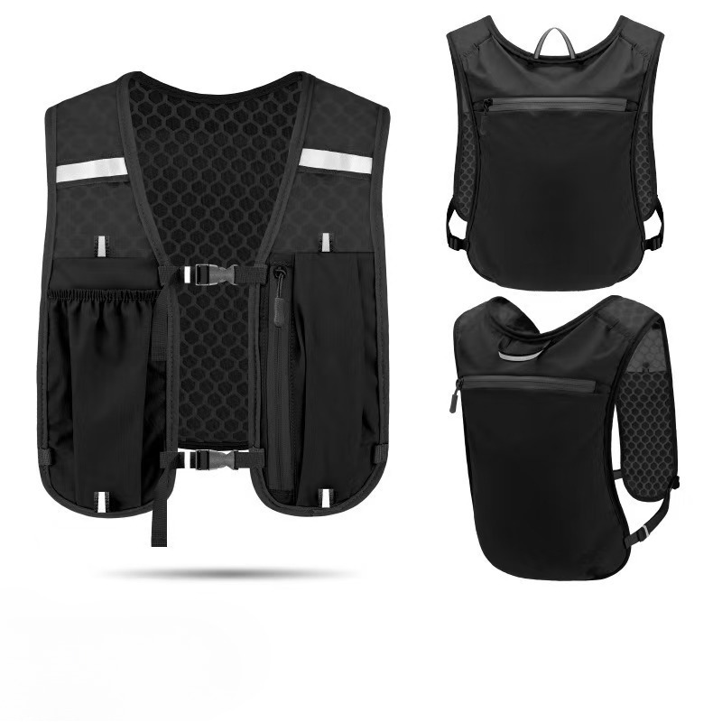 Running Gear Storage - Gilet Riflettente Leggero per Corsa e