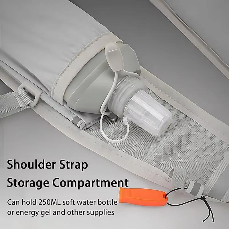 Running Gear Storage - Gilet Idratazione Leggero Riflettente da Corsa