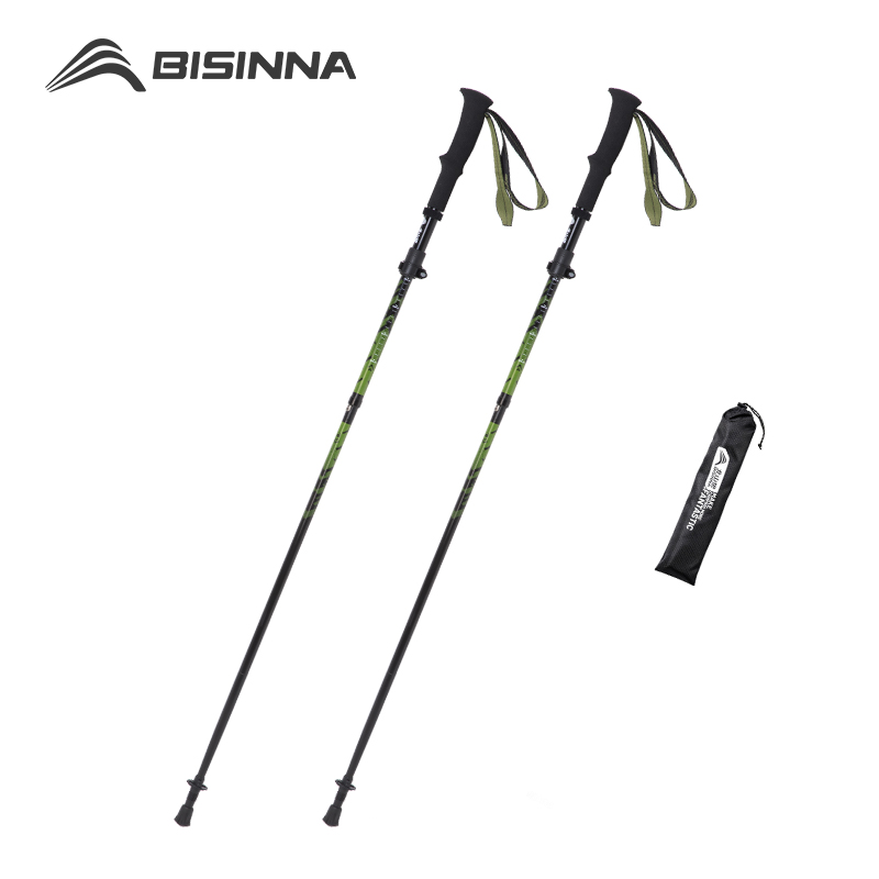 Trekking Pole Carbon - BISINNA Bastoncini da Trekking in Fibra
