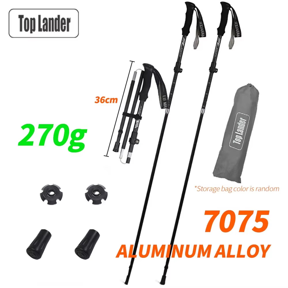 Trekking Pole Carbon - Bastone da trekking pieghevole Bastone da