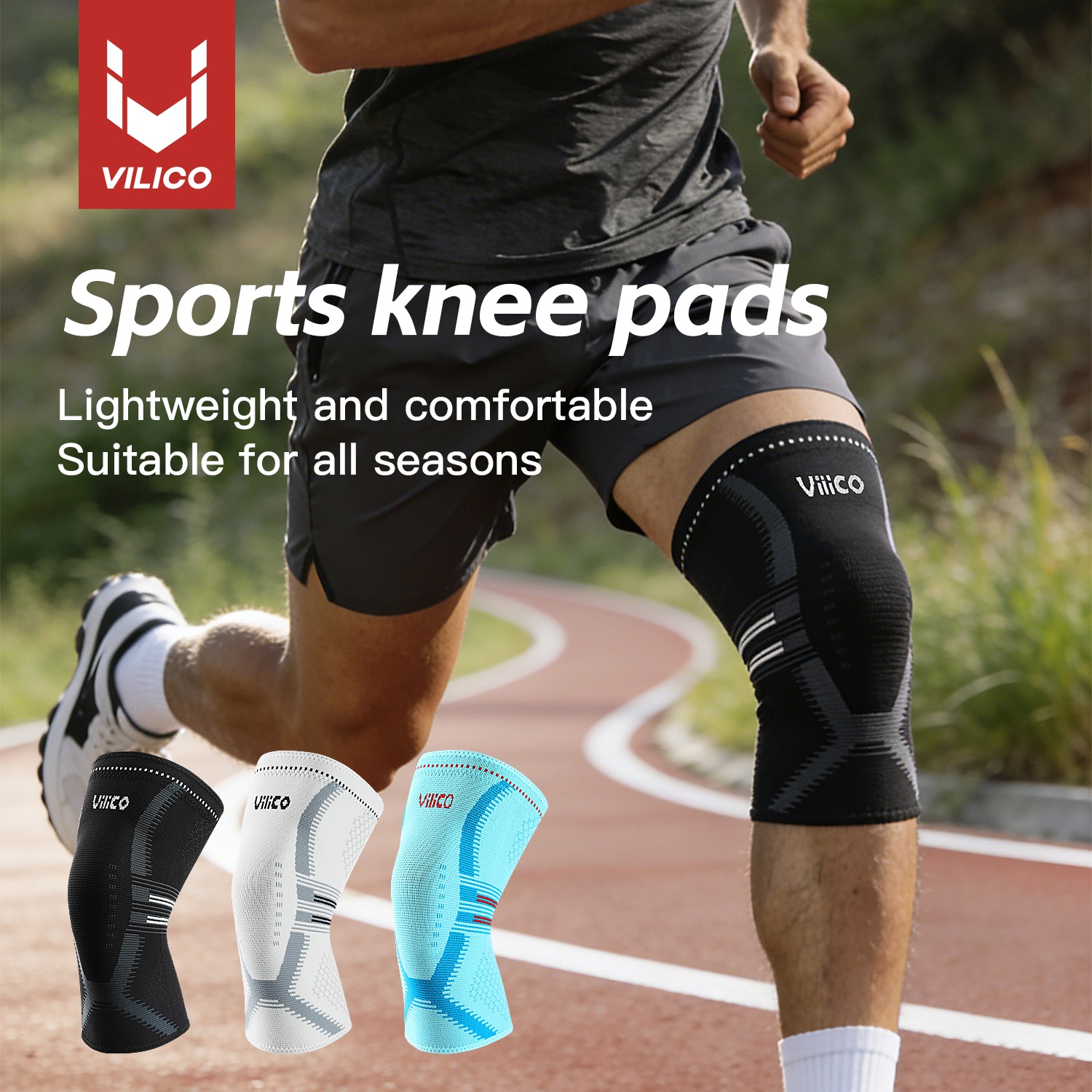 Compression Calf Sleeve - 1 Pezzo di Ginocchiera Compressiva per