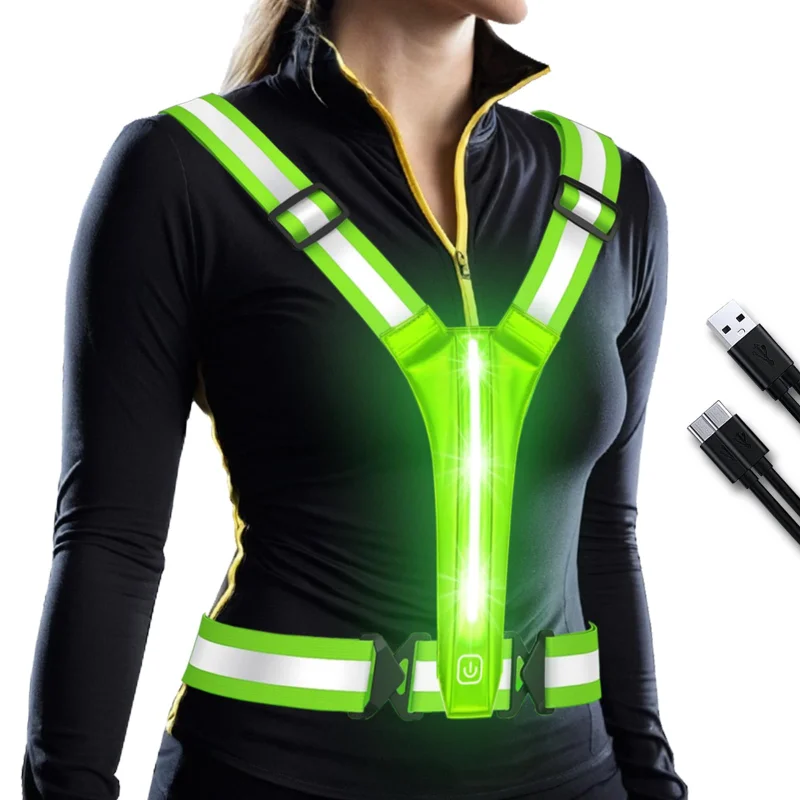 LED Reflective Vest Running Ge - Running Gear Night recensione e prezzo