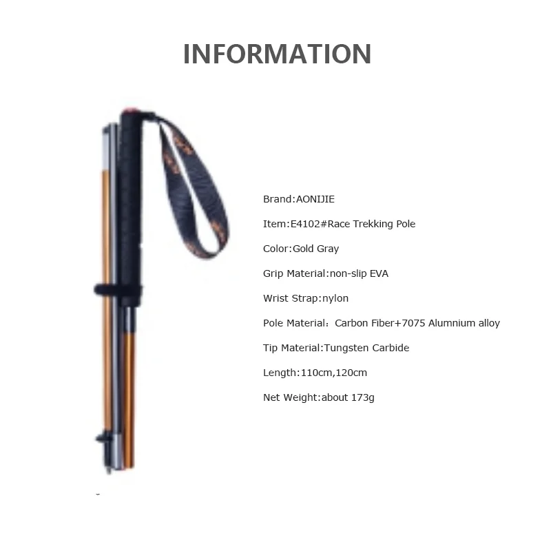AONIJIE E4201 M-Pole Bastoncin - Trekking Pole Carbon recensione e prezzo