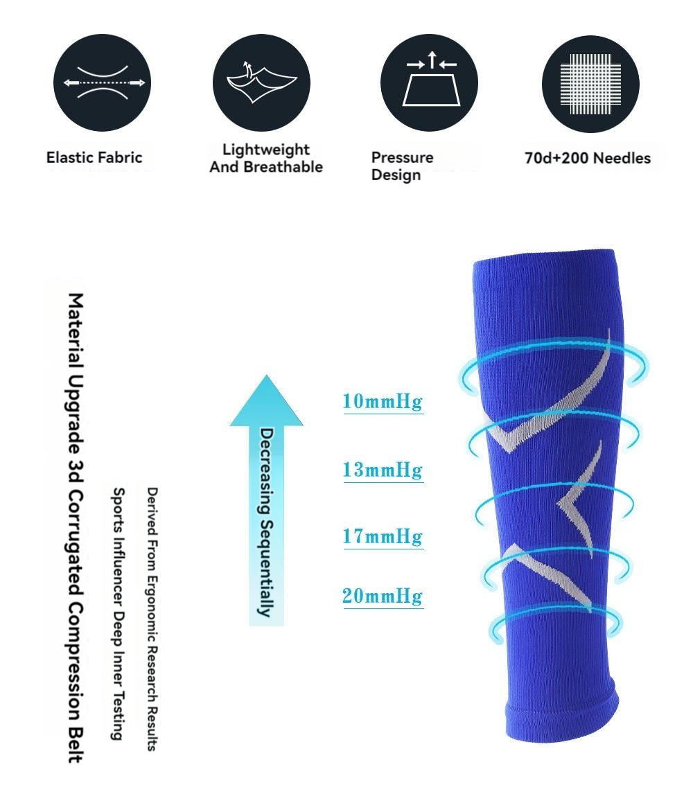 1 paio coprigambe sportive Uni - Compression Calf Sleeve recensione e prezzo