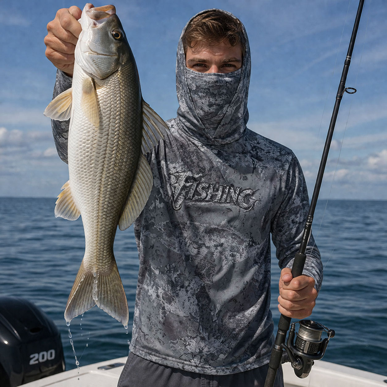 T-shirt da pesca con cappuccio - Running Gear Outdoor recensione e prezzo
