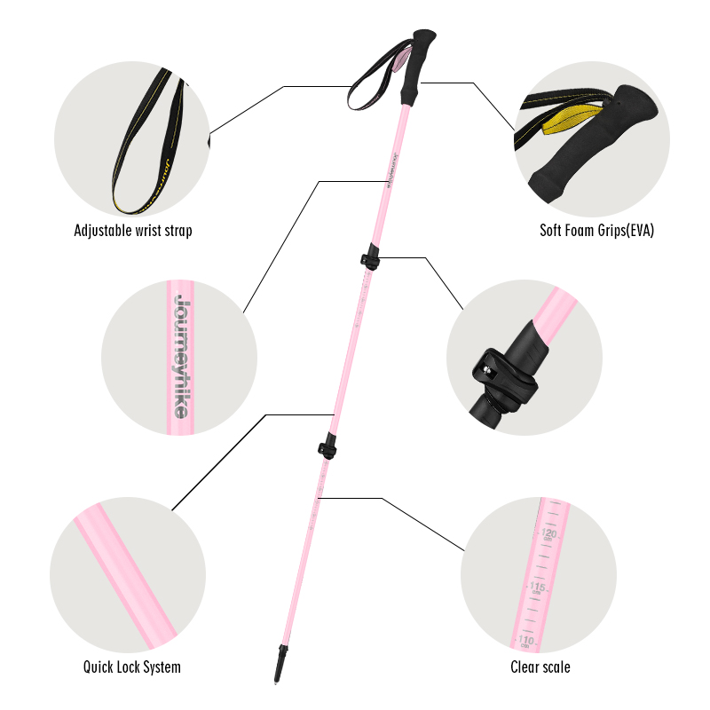 Bastoncini da Trekking in Fibr - Trekking Pole Carbon recensione e prezzo