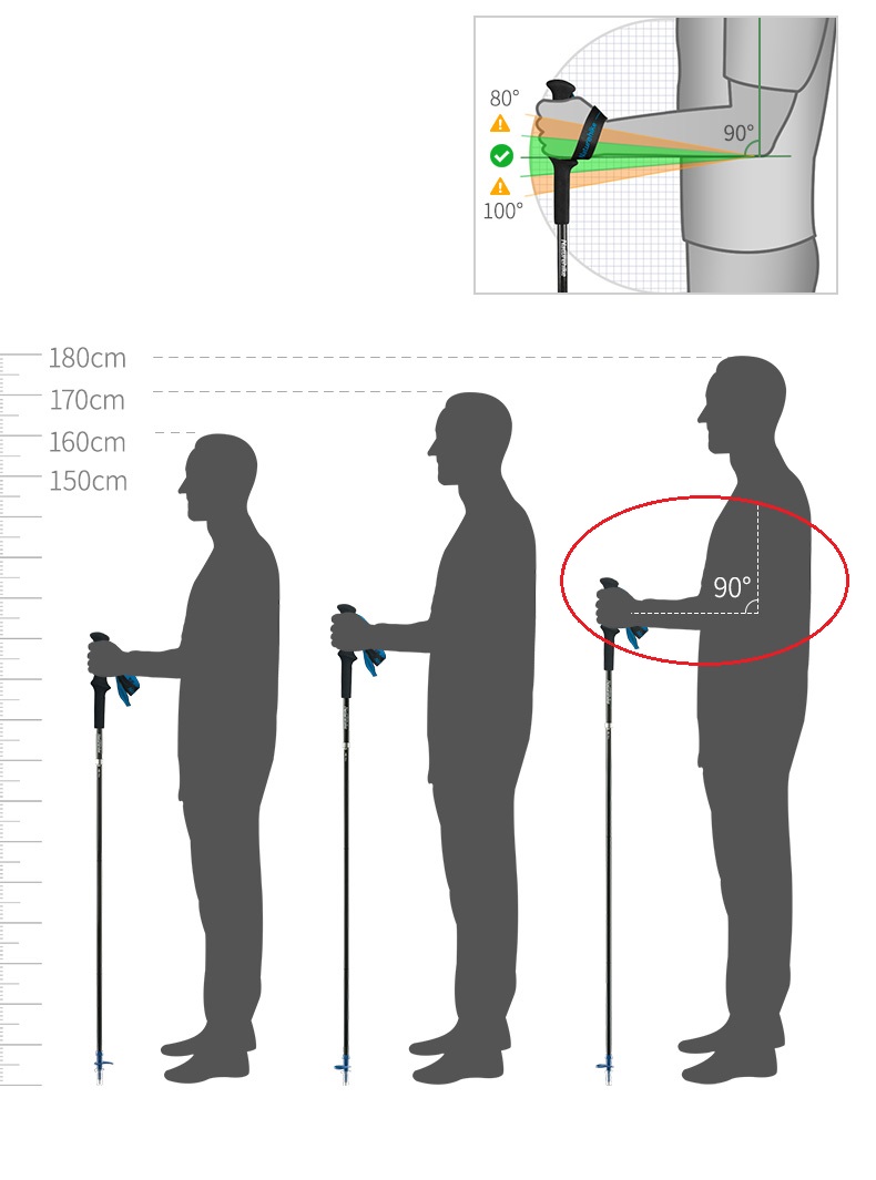 Bastoncini da trekking pieghev - Trekking Pole Carbon recensione e prezzo
