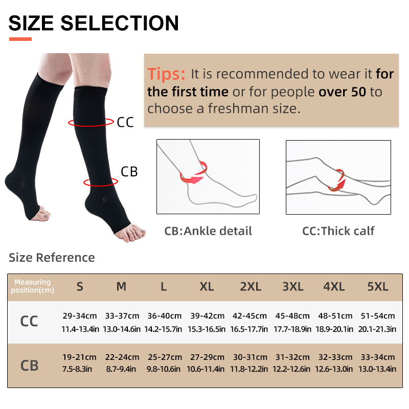 S-5XL 2 pz/paia manicotti per  - Compression Calf Sleeve recensione e prezzo
